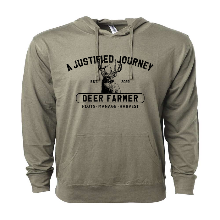 A Justified Journey Deer Farmer Hooded T-shirt