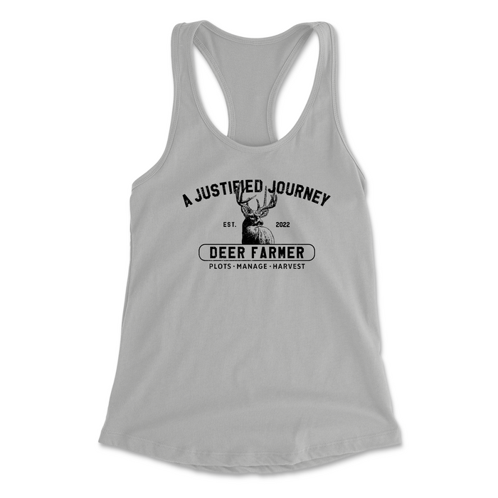 A Justified Journey Ladies Deer Farmer Tank Top