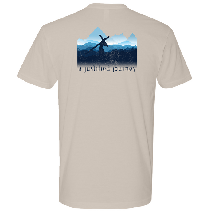 A Justified Journey Crossbearer T-Shirt (Image on Back)