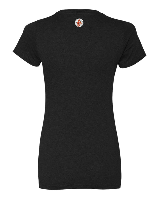 A Justified Journey Ladies Arched Logo T-Shirt - Black