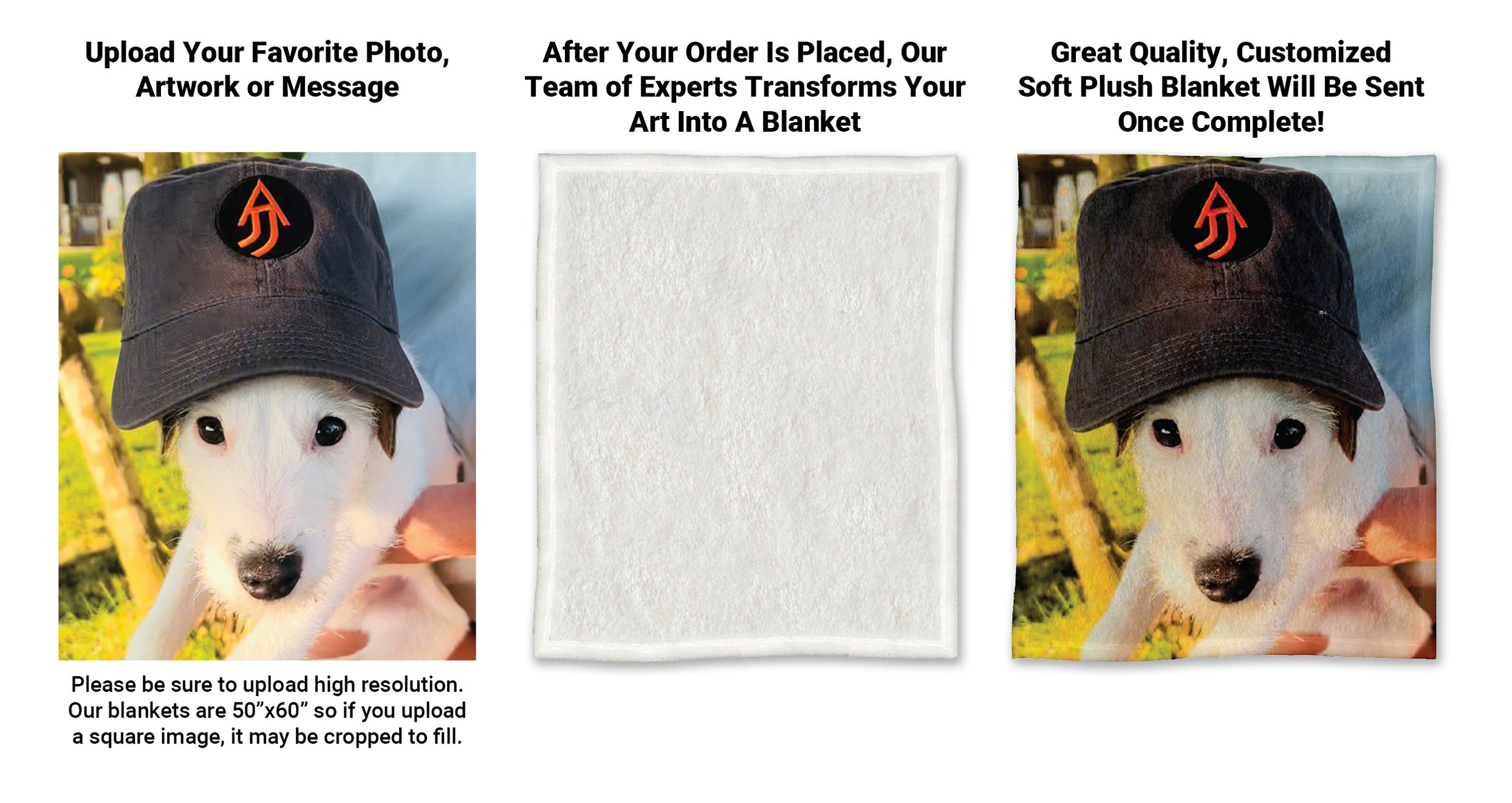 Custom Plush Blanket — A Justified Journey