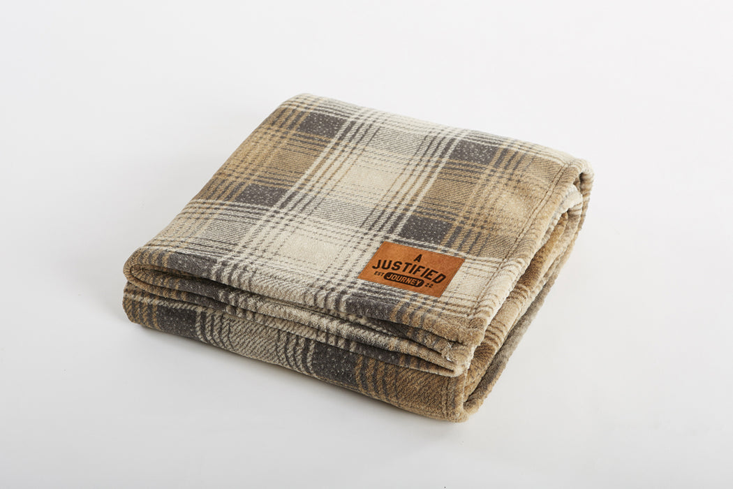 A Justified Journey Cabin Throw Blanket