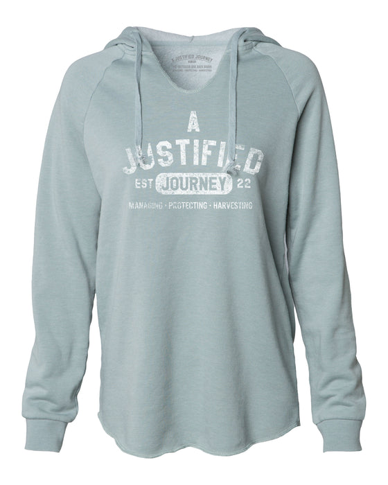 A Justified Journey Ladies Logo Hooded Sweatshirt