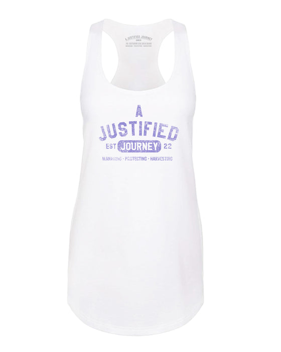 A Justified Journey Ladies Logo Tank Top