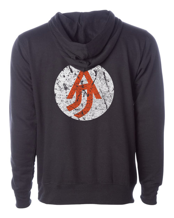 A Justified Journey Circle Logo Hooded Sweatshirt - Black