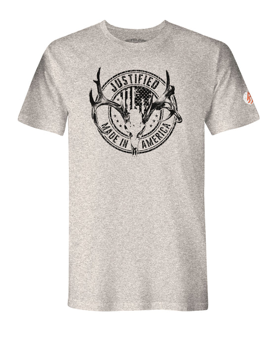 A Justified Journey Skull T-Shirt