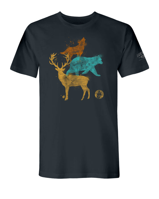 A Justified Journey Painted Animals T-Shirt