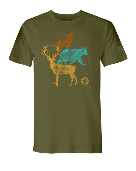 A Justified Journey Painted Animals T-Shirt