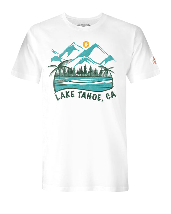 A Justified Journey Lake Tahoe Tee - White