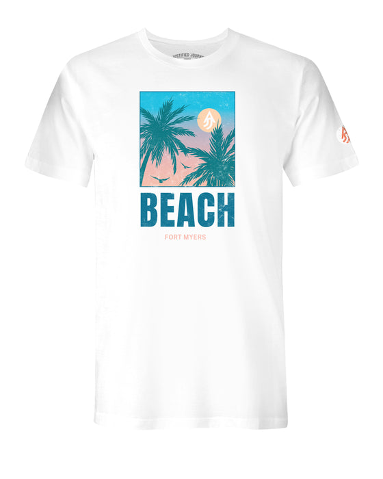 A Justified Journey Vintage Beach Tee - White