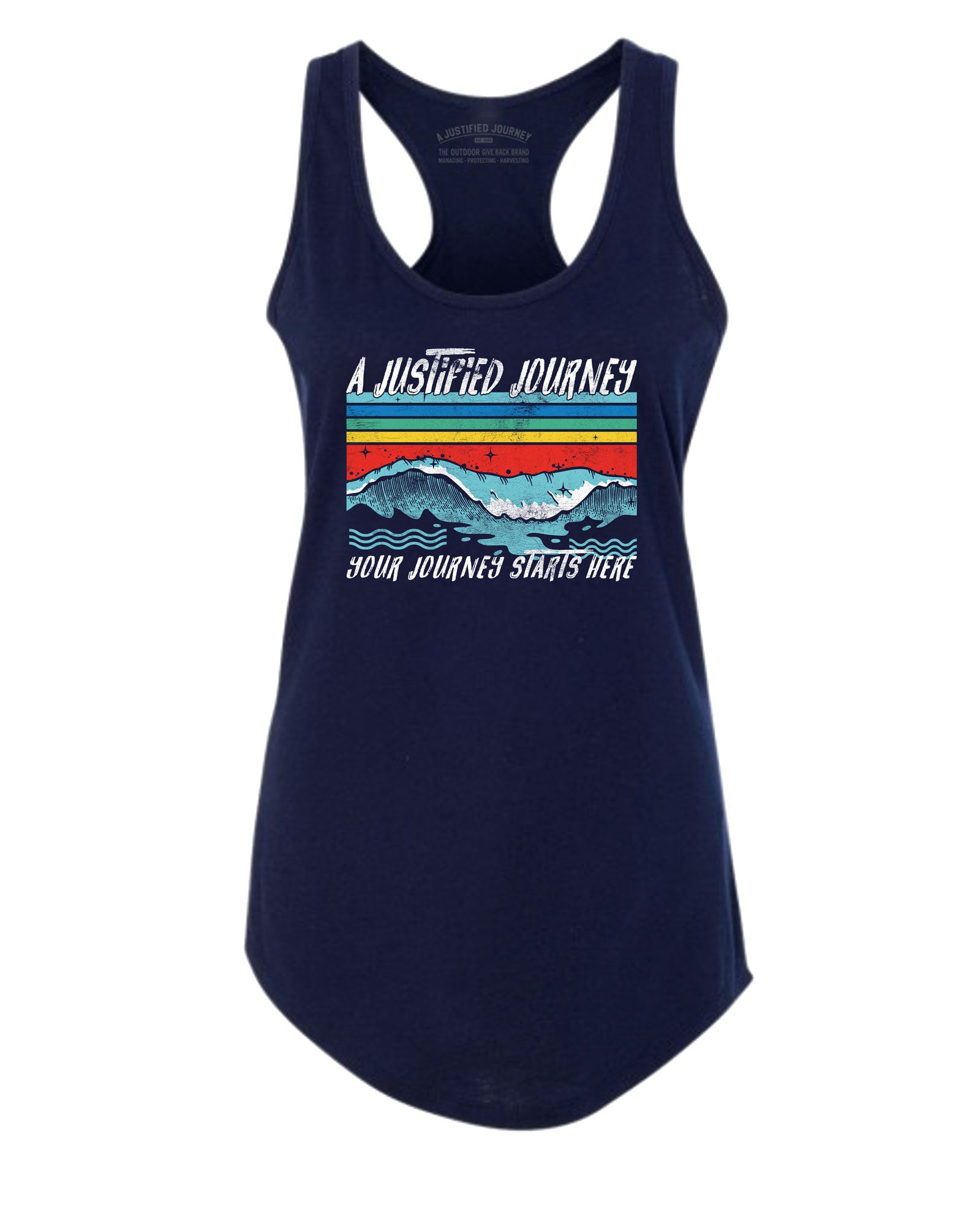 A Justified Journey 'Starts Here' Tank Top Midnight