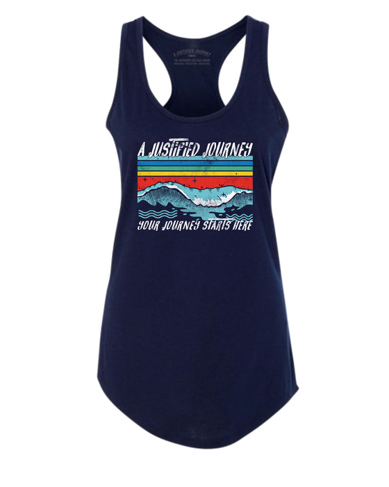 A Justified Journey 'Starts Here' Tank Top - Midnight