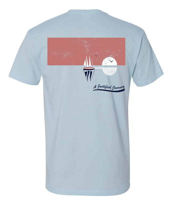 A Justified Journey Sailing on the Horizon T-Shirt